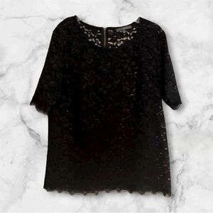 Women’s Size M Black Lace Blouse (Brand Matty M)